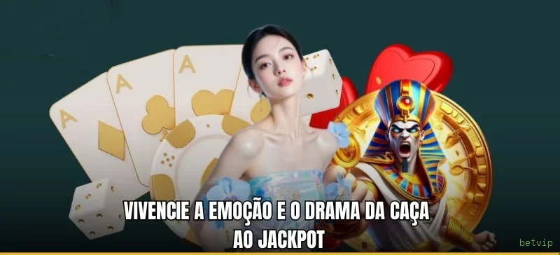 Imagem promocional do cassino online da betvip mostrando jogos ao vivo